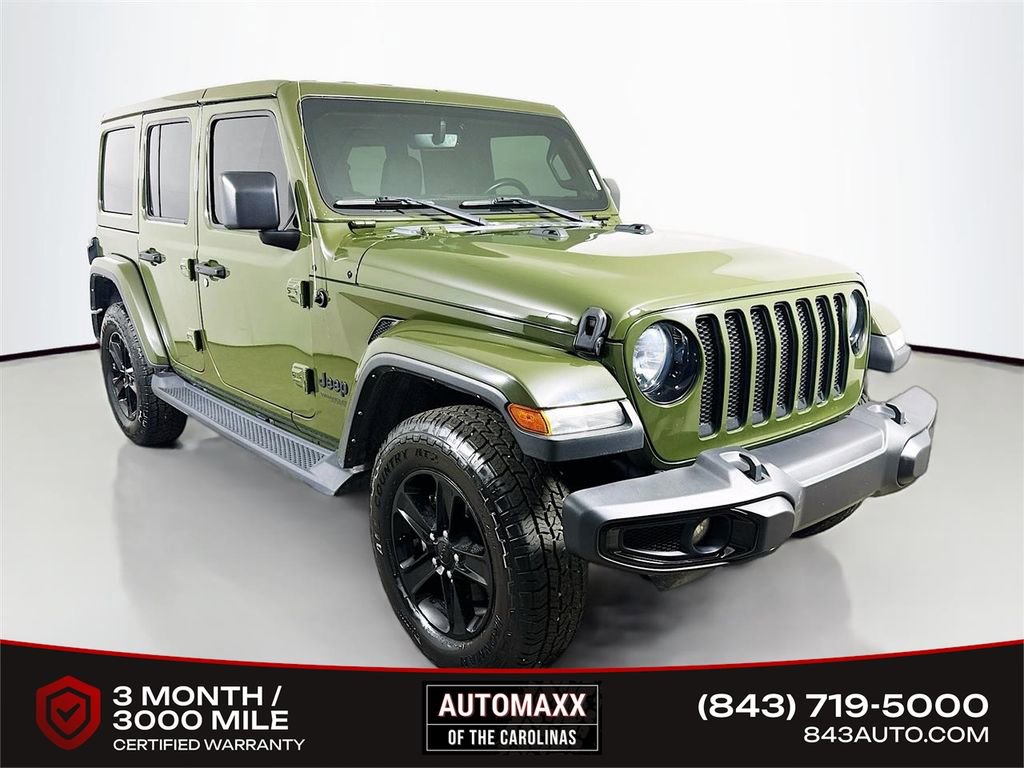 Used 2021 Jeep Wrangler Unlimited Sahara AWD/4WD video 1