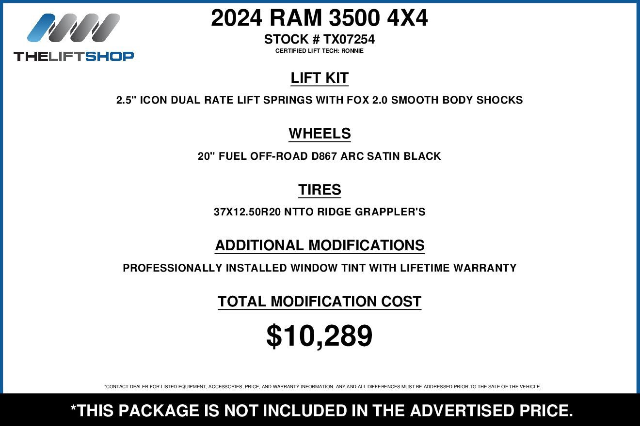 Used 2024 RAM 3500 Big Horn w/ Night Edition image 2