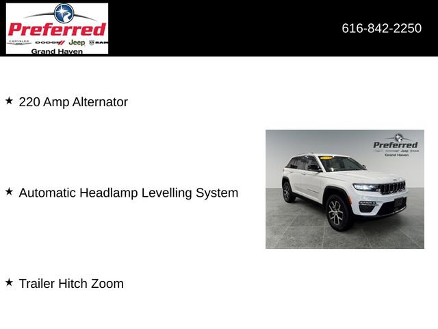 Used 2023 Jeep Grand Cherokee Limited w/ Trailer Tow Prep Group (B) AWD/4WD image 18
