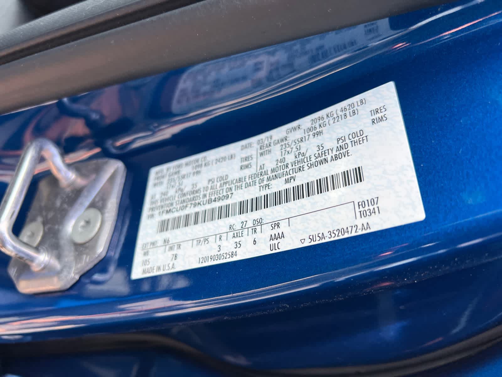 Used 2019 Ford Escape S FWD image 17