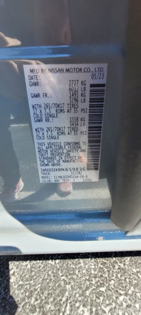 Certified 2023 Nissan Frontier PRO-4X w/ Pro-4X Premium Package image 3