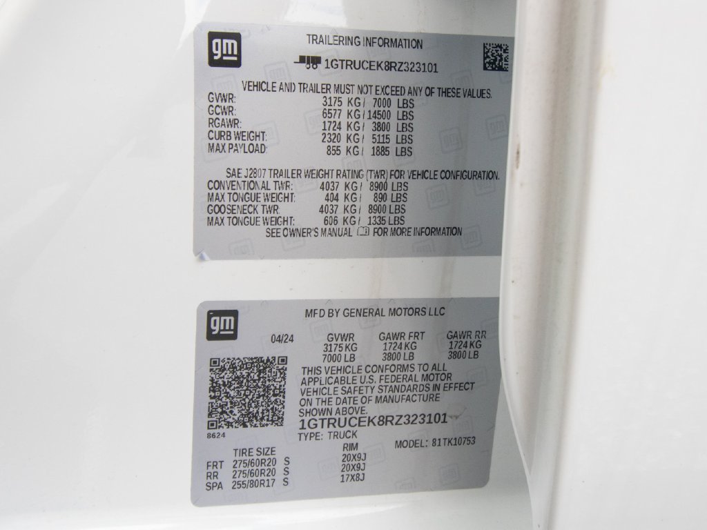 Used 2024 GMC Sierra 1500 Elevation AWD/4WD image 32