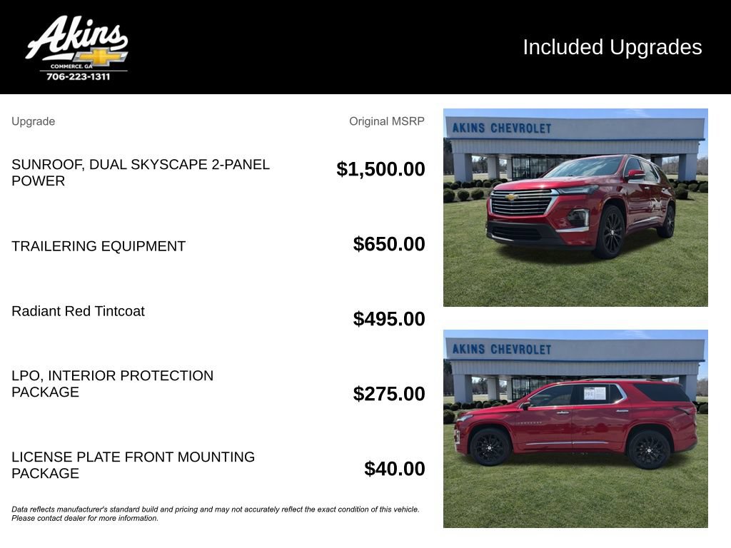 Used 2023 Chevrolet Traverse Premier FWD image 5