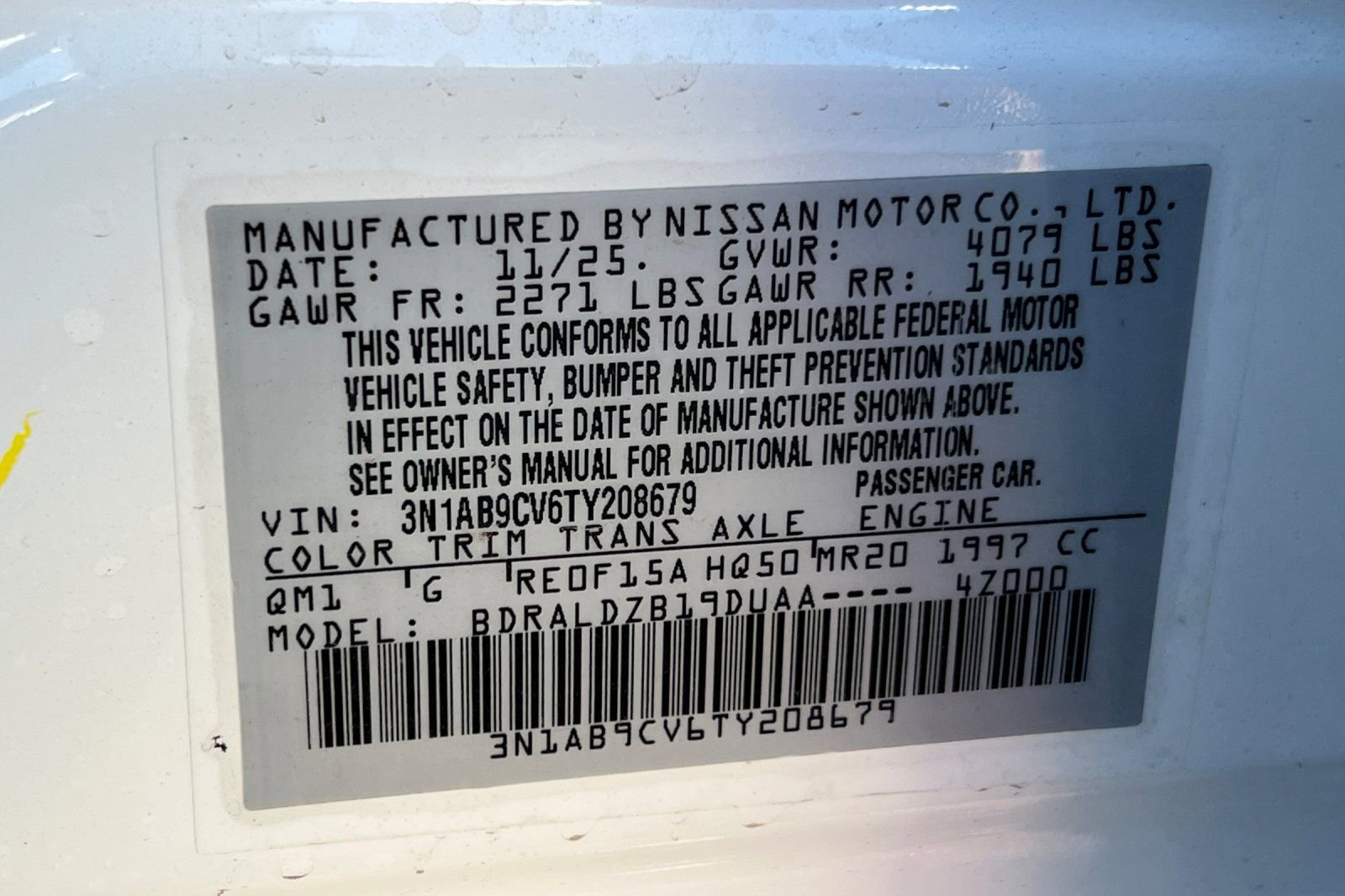 New 2026 Nissan Sentra SV w/ Floor Mat Package image 23