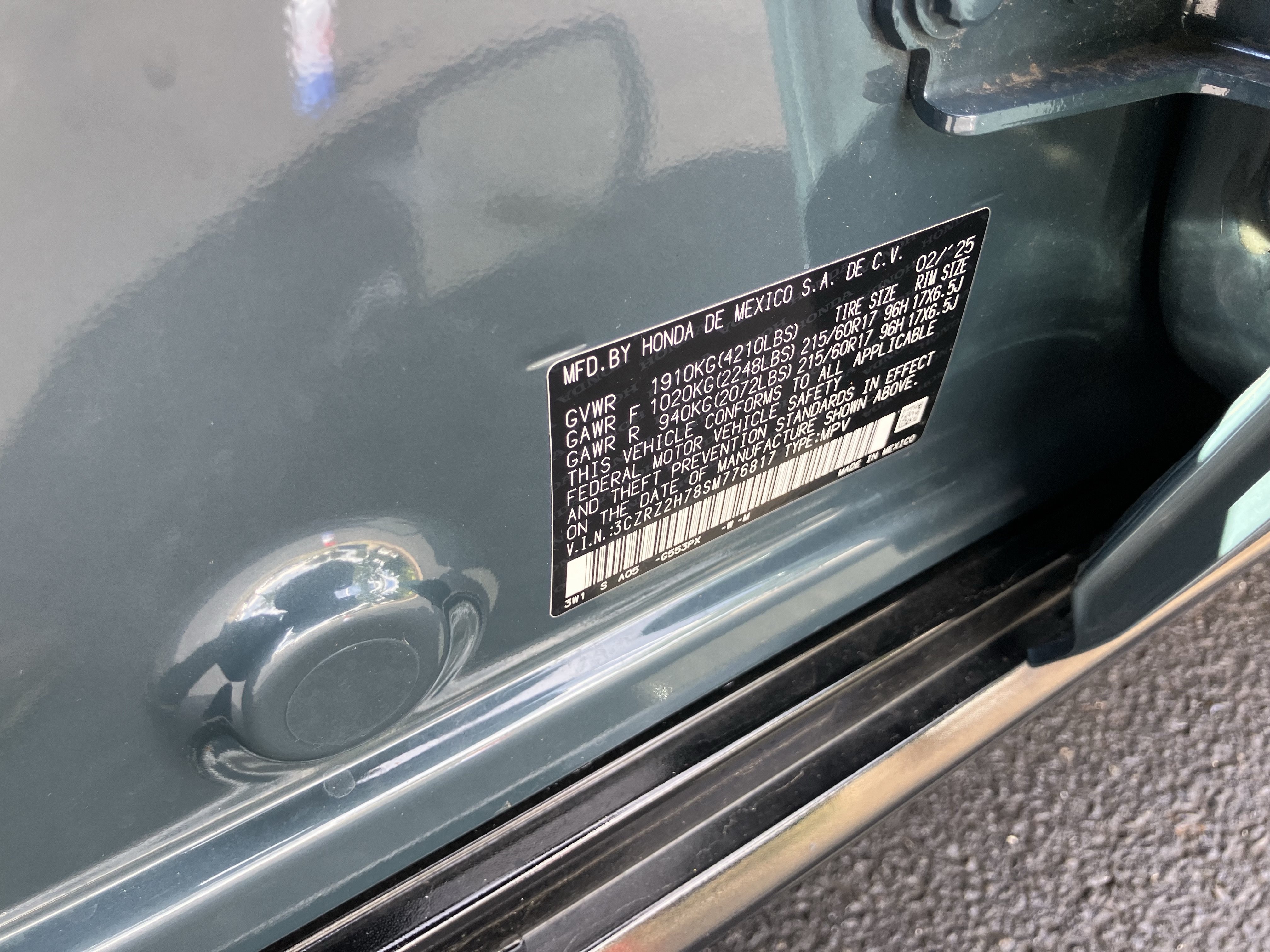 Used 2025 Honda HR-V EX-L image 30