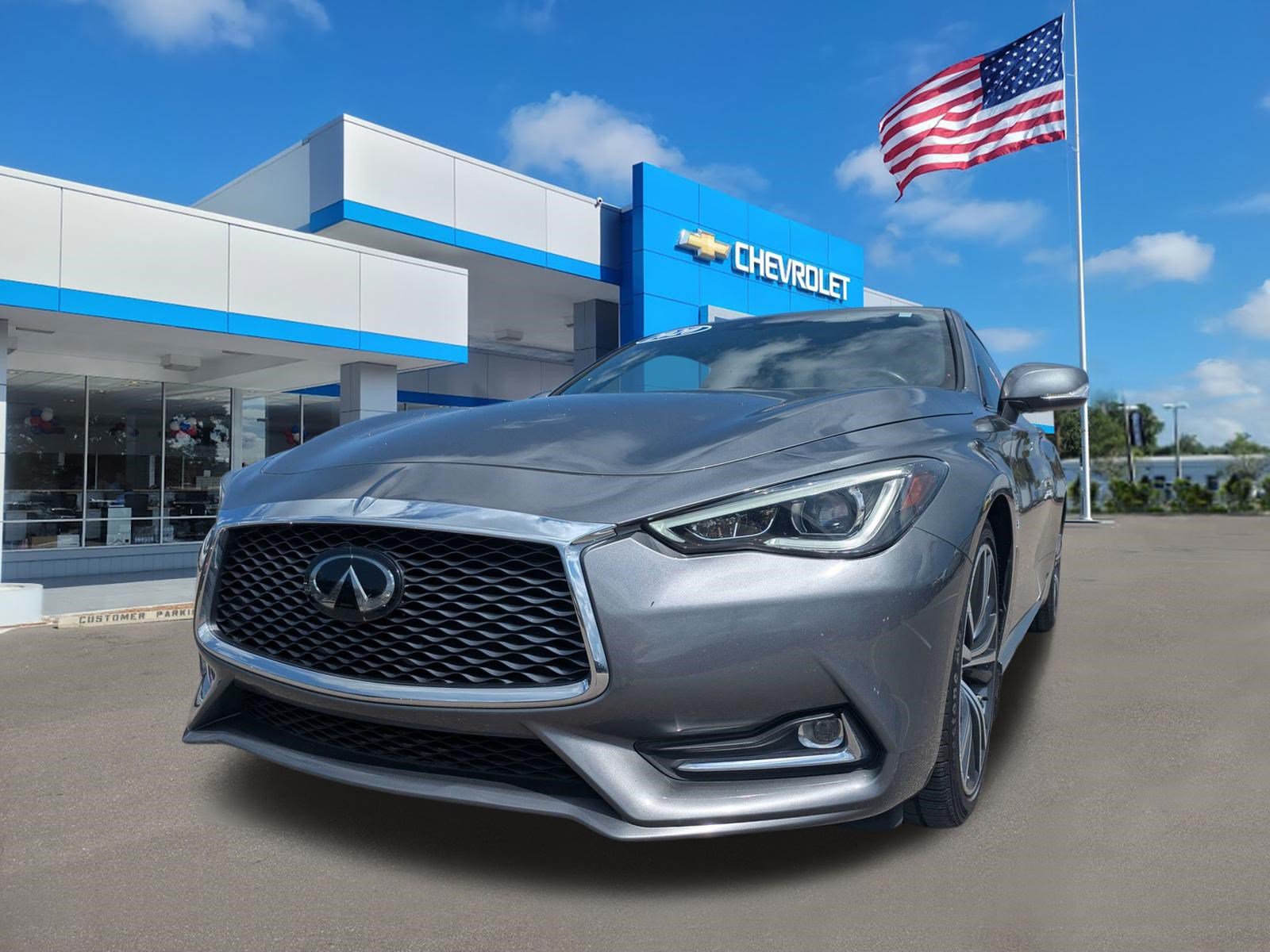 Used 2020 INFINITI Q60 3.0t Luxe RWD image 7