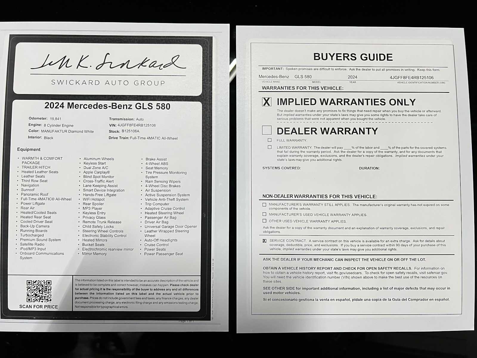 Used 2024 Mercedes-Benz GLS 580 4MATIC image 43