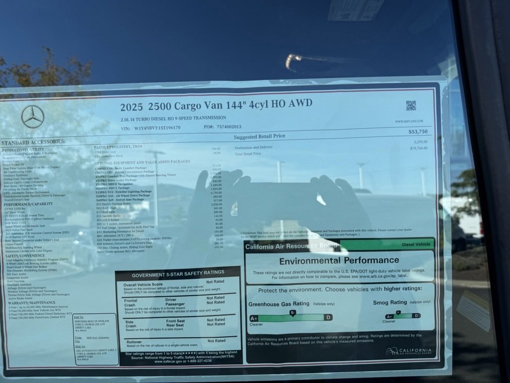 New 2025 Mercedes-Benz Sprinter 2500 image 19