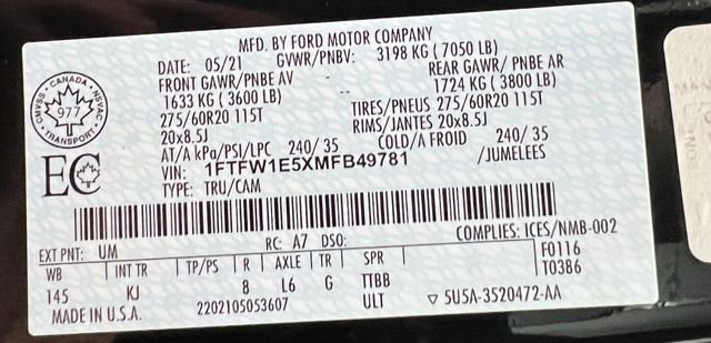 Used 2021 Ford F150 King Ranch image 60