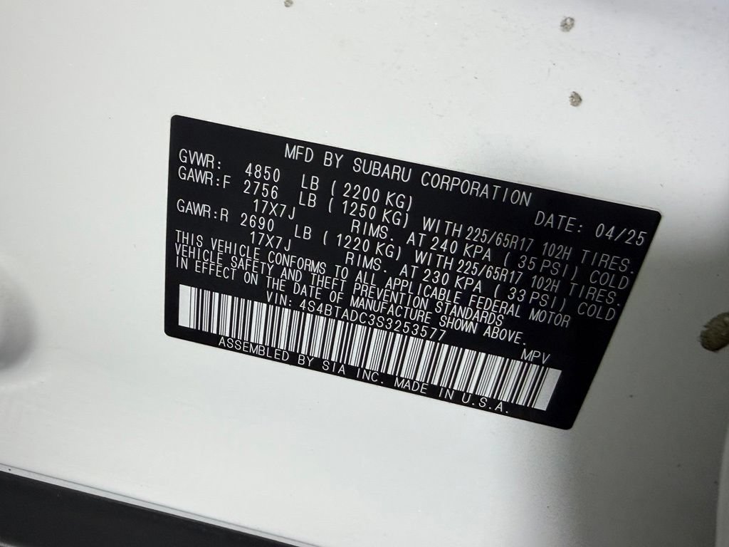 Used 2025 Subaru Outback Premium AWD/4WD image 26