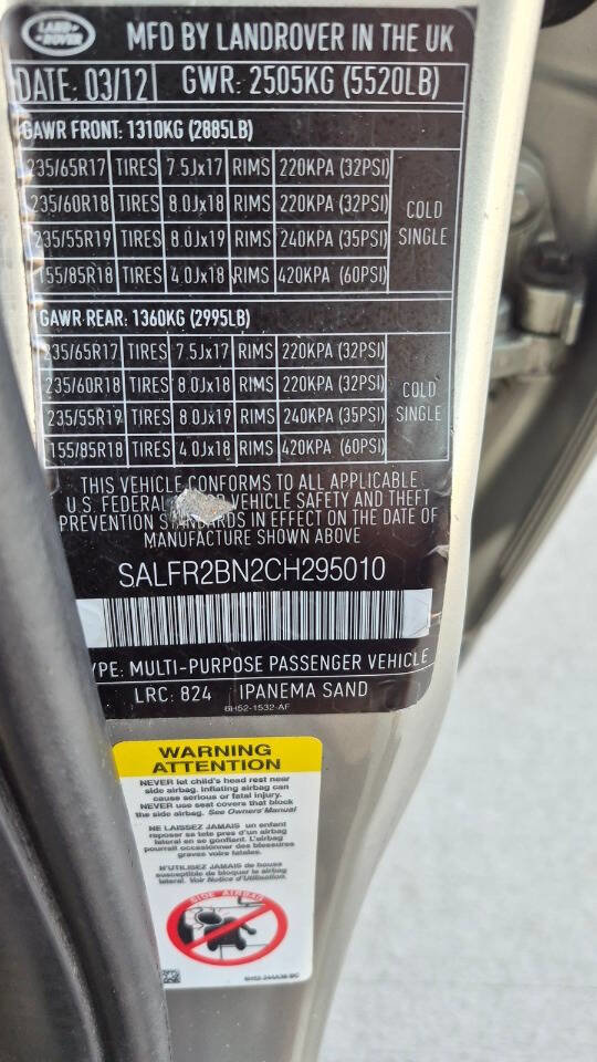 Used 2012 Land Rover LR2 HSE image 66