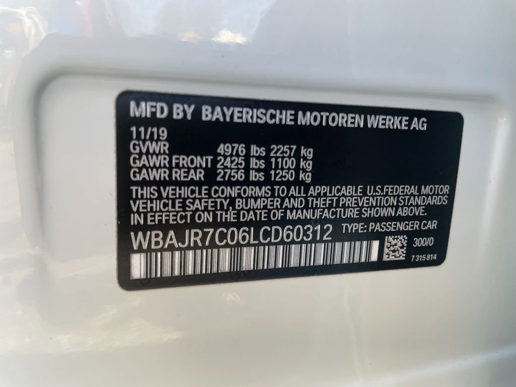 Used 2020 BMW 530i xDrive w/ Convenience Package AWD/4WD image 33