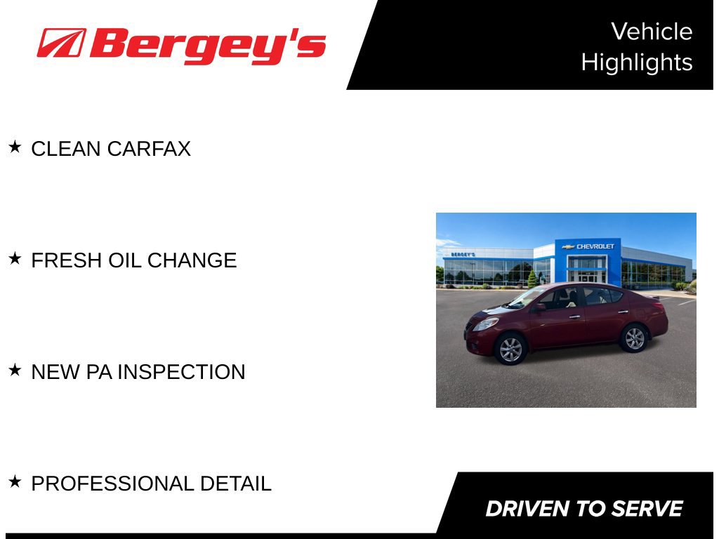 Used 2014 Nissan Versa SV w/ Convenience Package FWD image 4