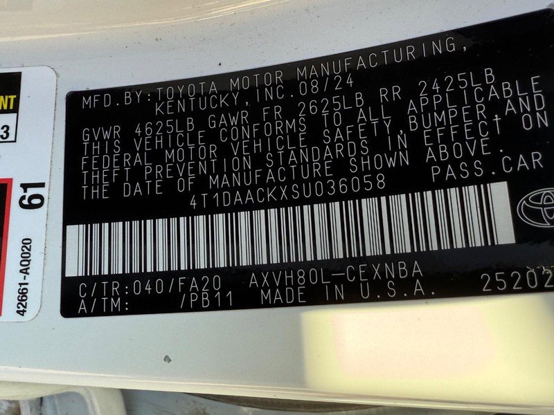 Certified 2025 Toyota Camry LE image 23