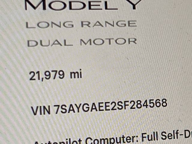 Used 2025 Tesla Model Y Long Range AWD/4WD image 19