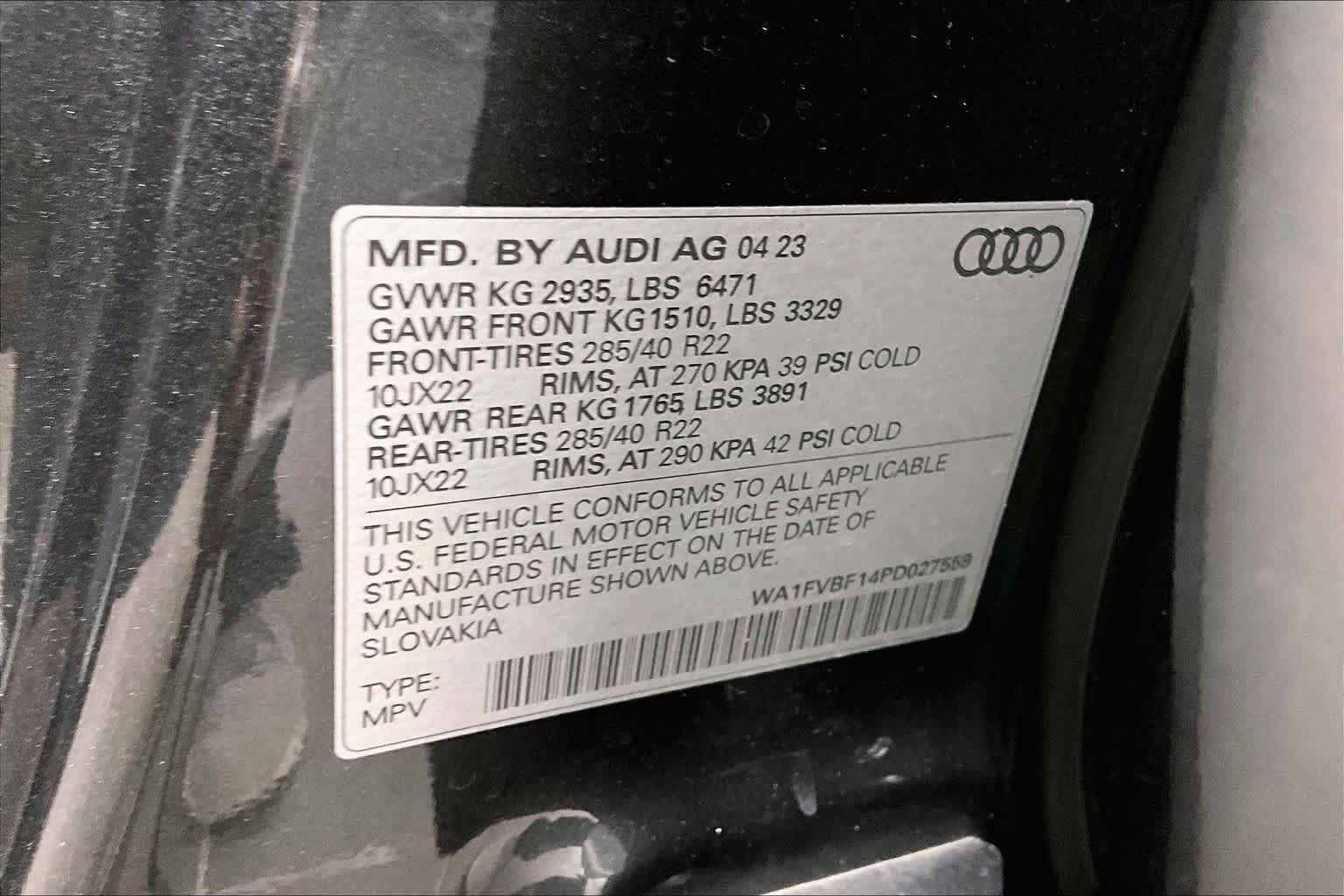 Used 2023 Audi Q8 Prestige w/ Prestige Package AWD/4WD image 34