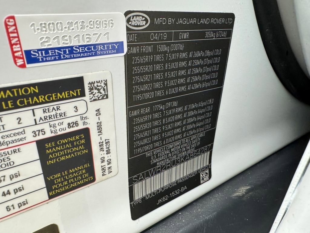 Used 2019 Land Rover Range Rover Sport HSE image 31