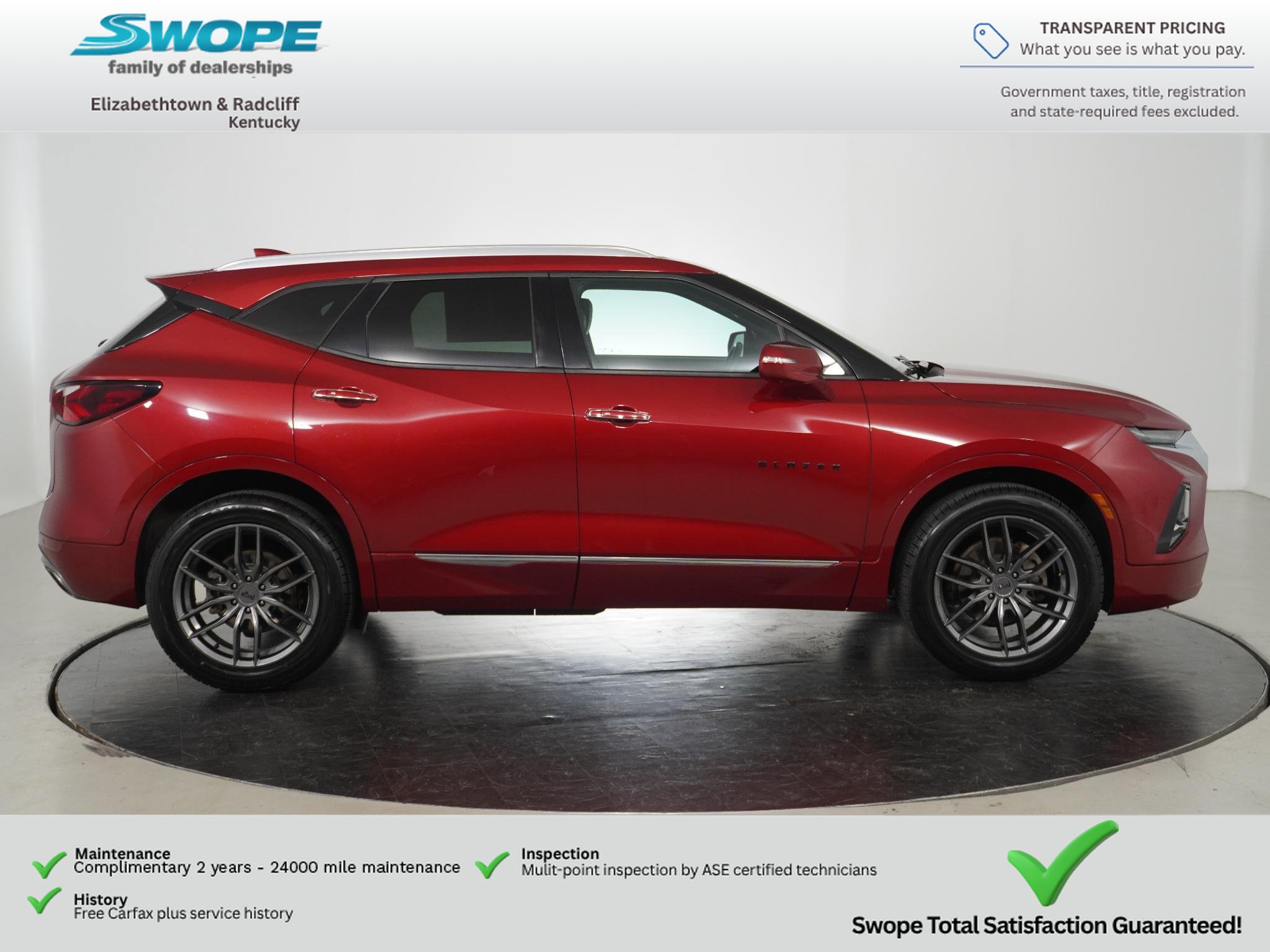 Used 2019 Chevrolet Blazer Premier w/ Sun and Wheels Package FWD image 2