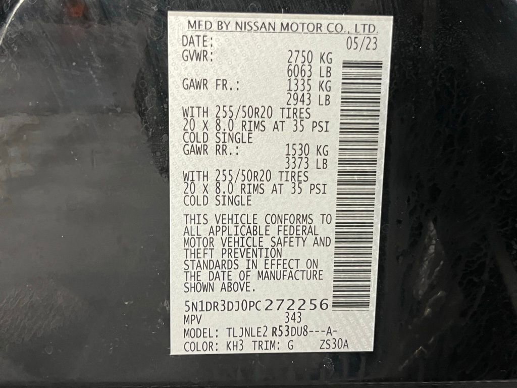 Used 2023 Nissan Pathfinder Platinum w/ Cargo Package image 37