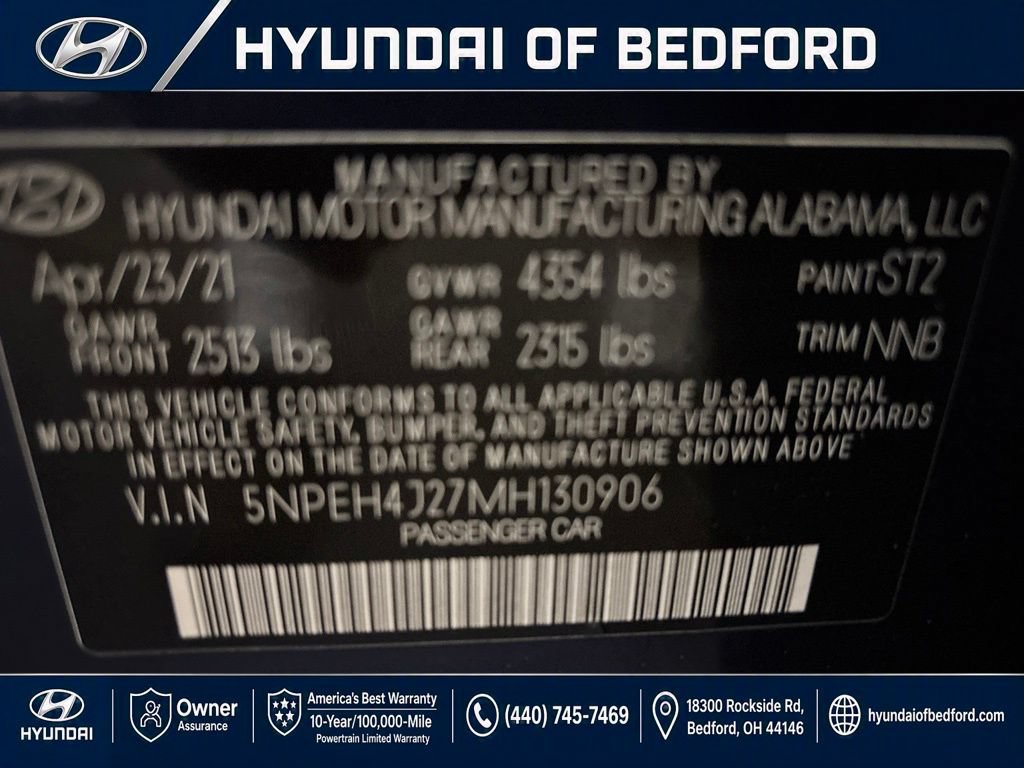 Used 2021 Hyundai Sonata Limited FWD image 20