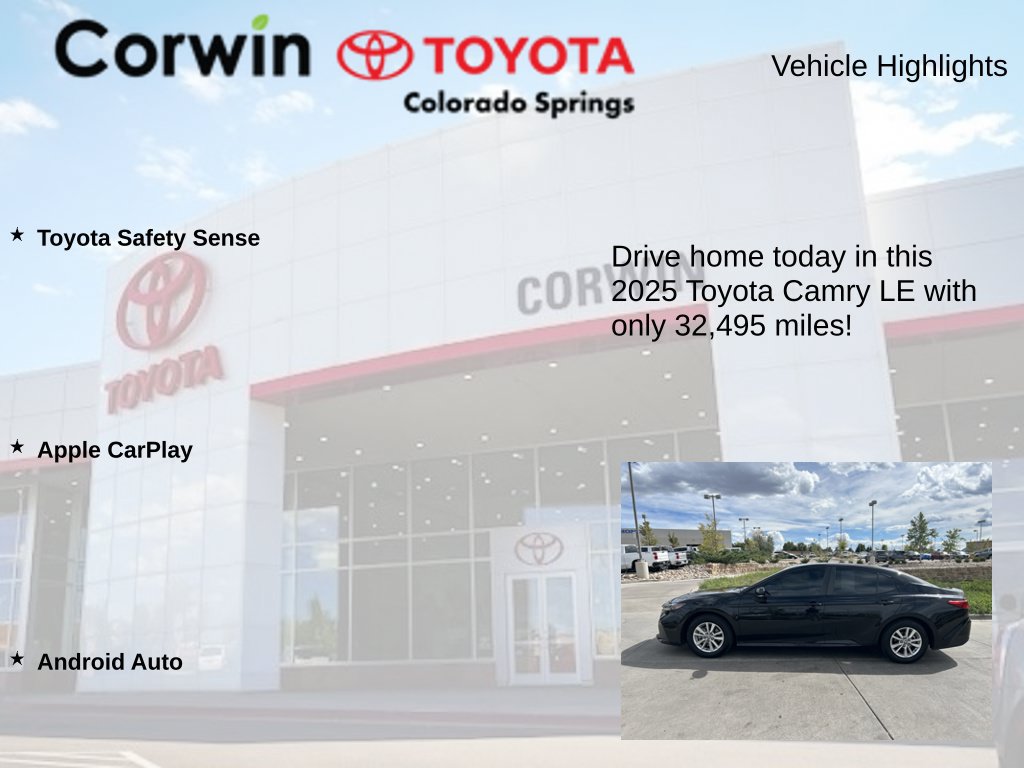 Used 2025 Toyota Camry LE FWD image 6