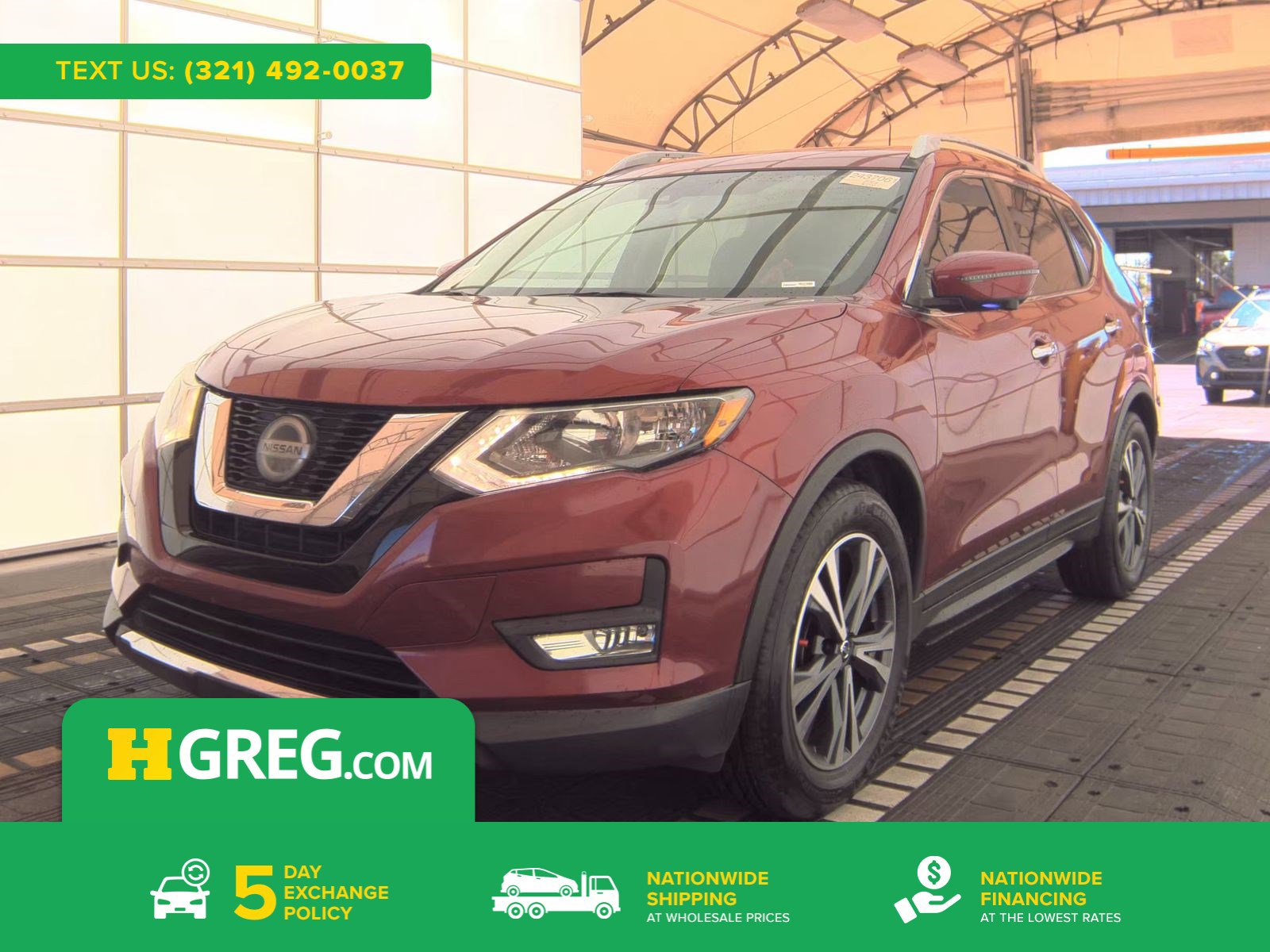 Used 2019 Nissan Rogue SV w/ Sun & Sound Touring Package image 1