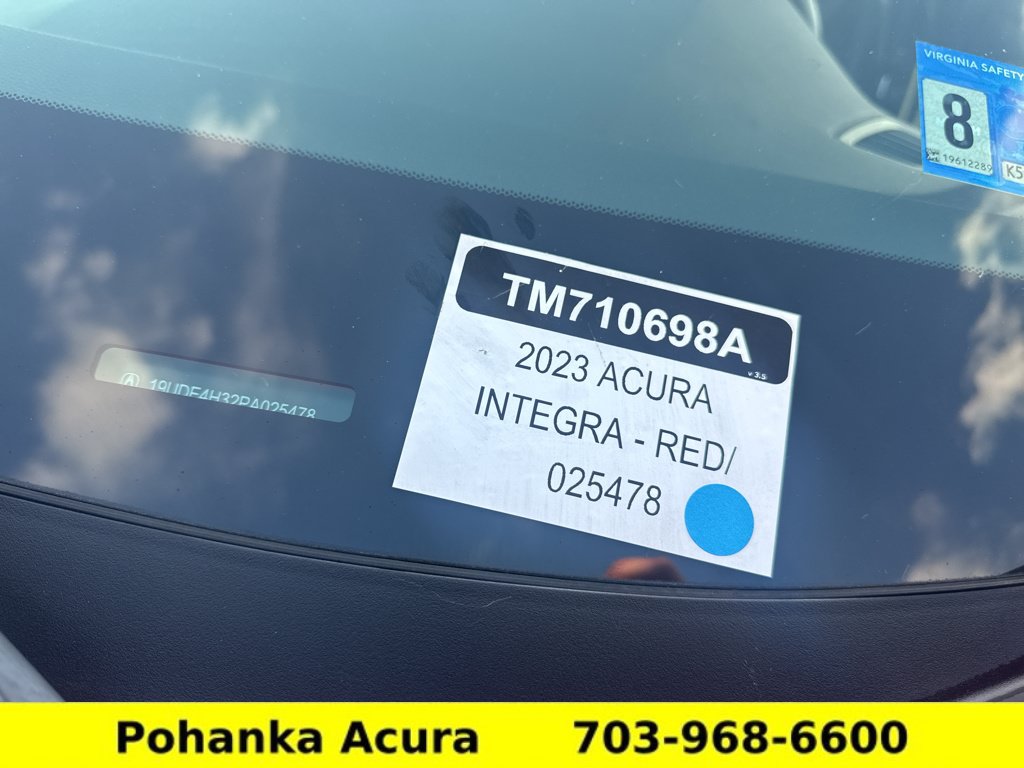 Certified 2023 Acura Integra CVT w/A-Spec Package FWD image 37