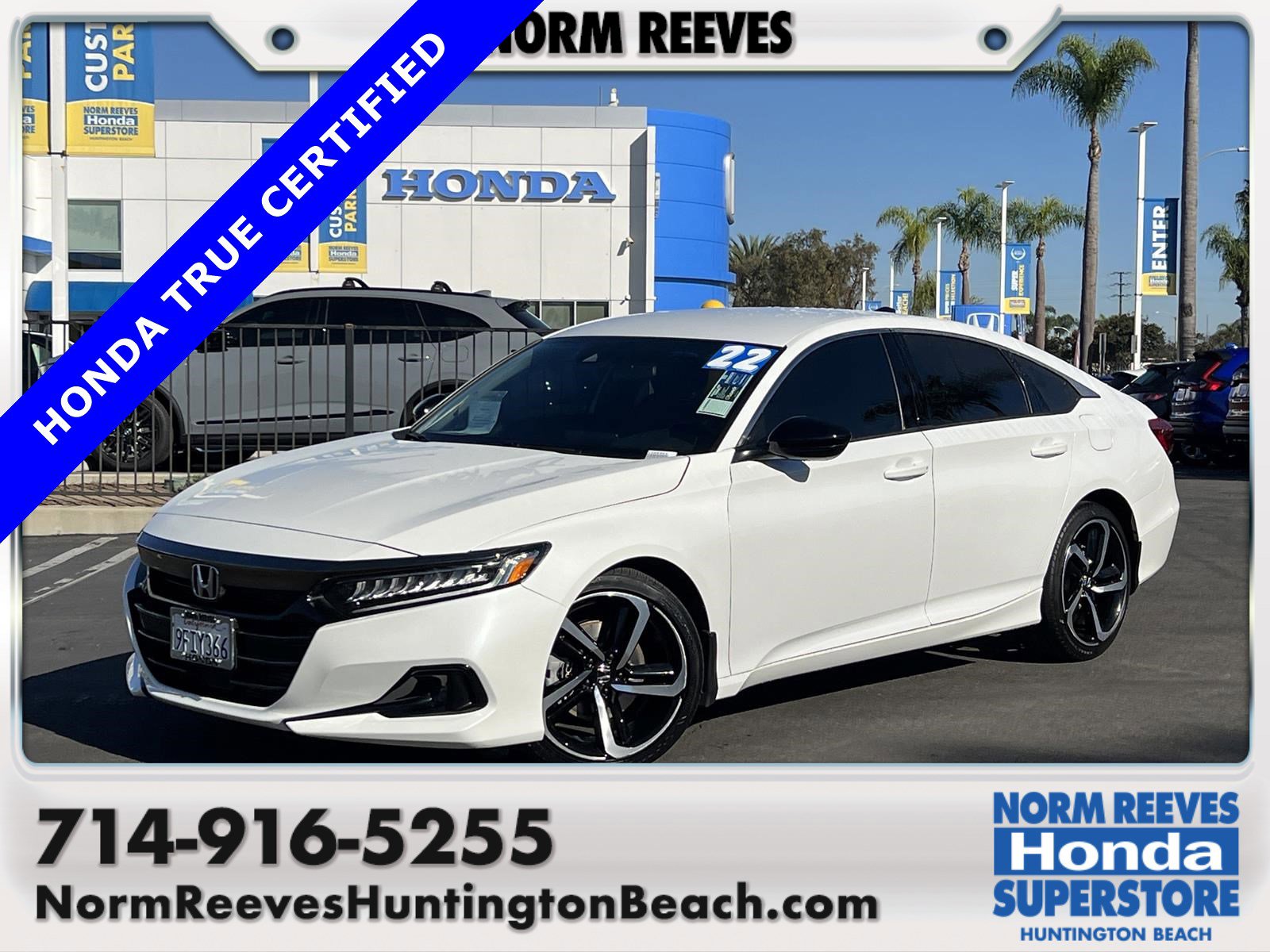Certified 2022 Honda Accord Sport