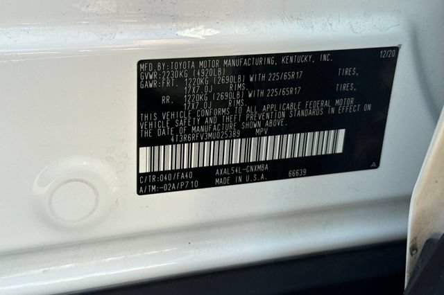 Used 2021 Toyota RAV4 XLE w/ Convenience Package AWD/4WD image 36