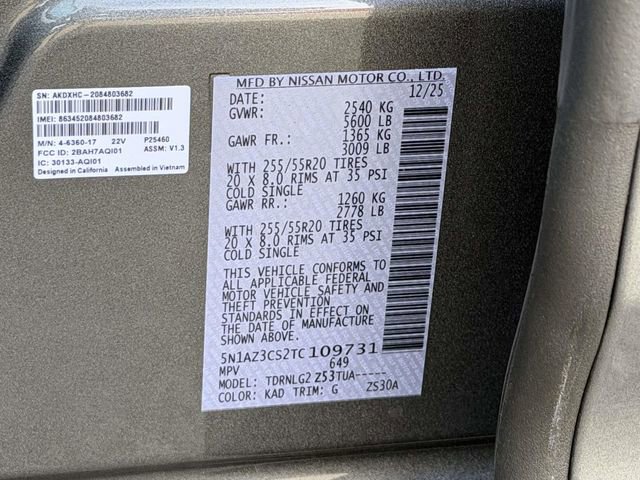 New 2026 Nissan Murano SL image 25