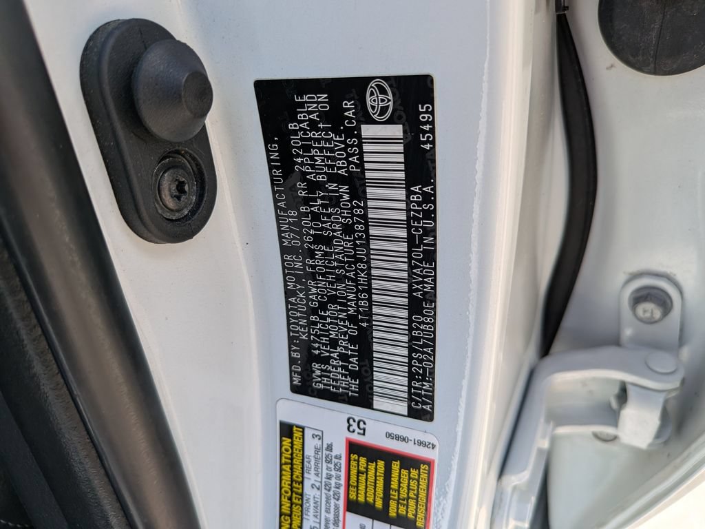 Used 2018 Toyota Camry XSE FWD image 37