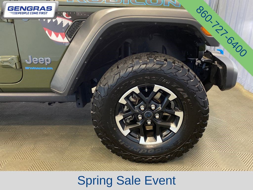 Used 2024 Jeep Wrangler Unlimited Rubicon 4xe w/ Technology Group AWD/4WD image 46
