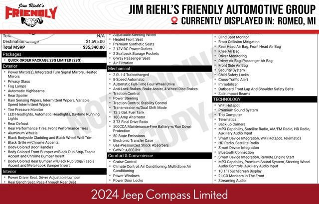Used 2024 Jeep Compass Limited