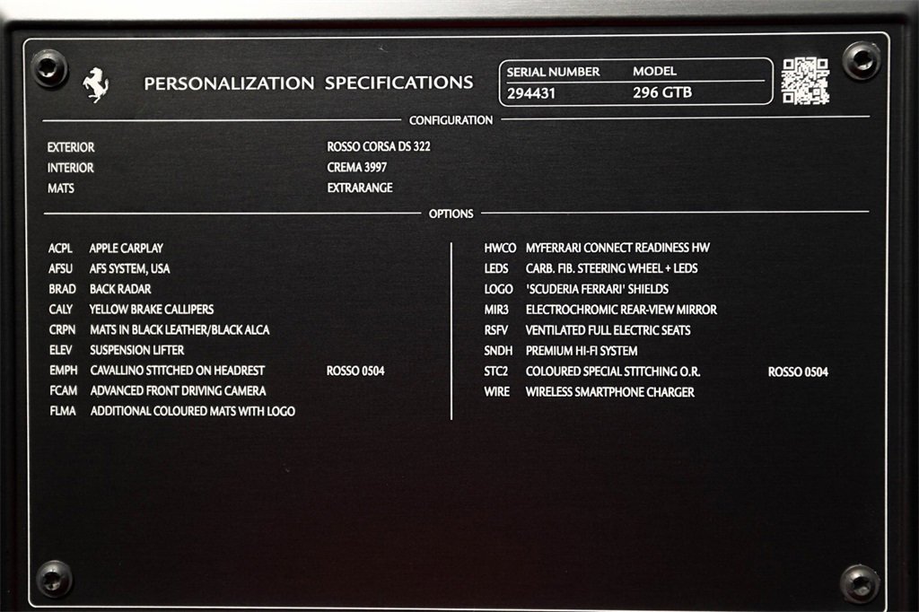 Certified 2023 Ferrari 296 GTB image 45