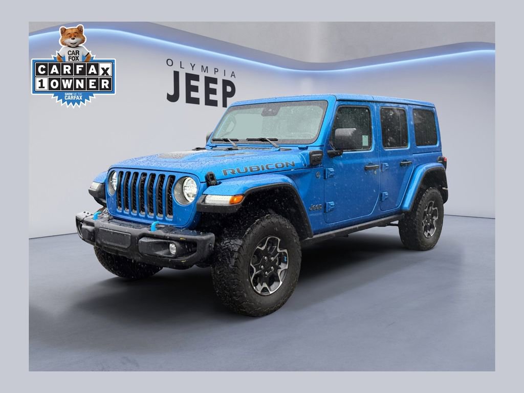 Used 2022 Jeep Wrangler Unlimited Rubicon 4xe w/ Steel Bumper Group