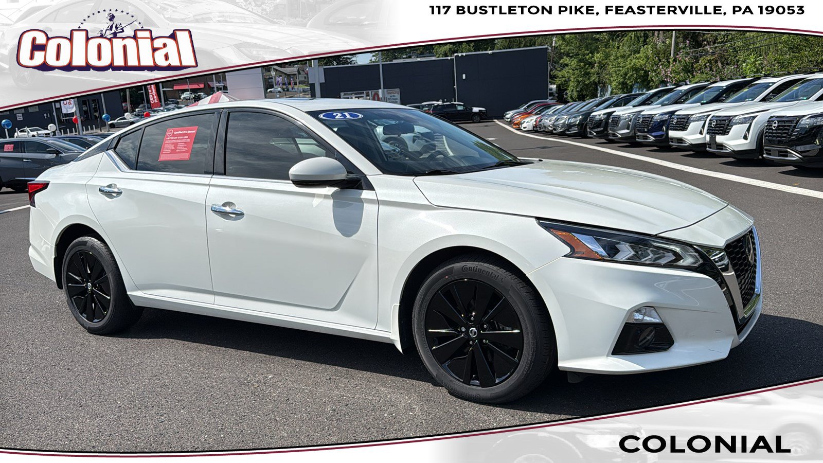 Certified 2021 Nissan Altima 2.5 SL