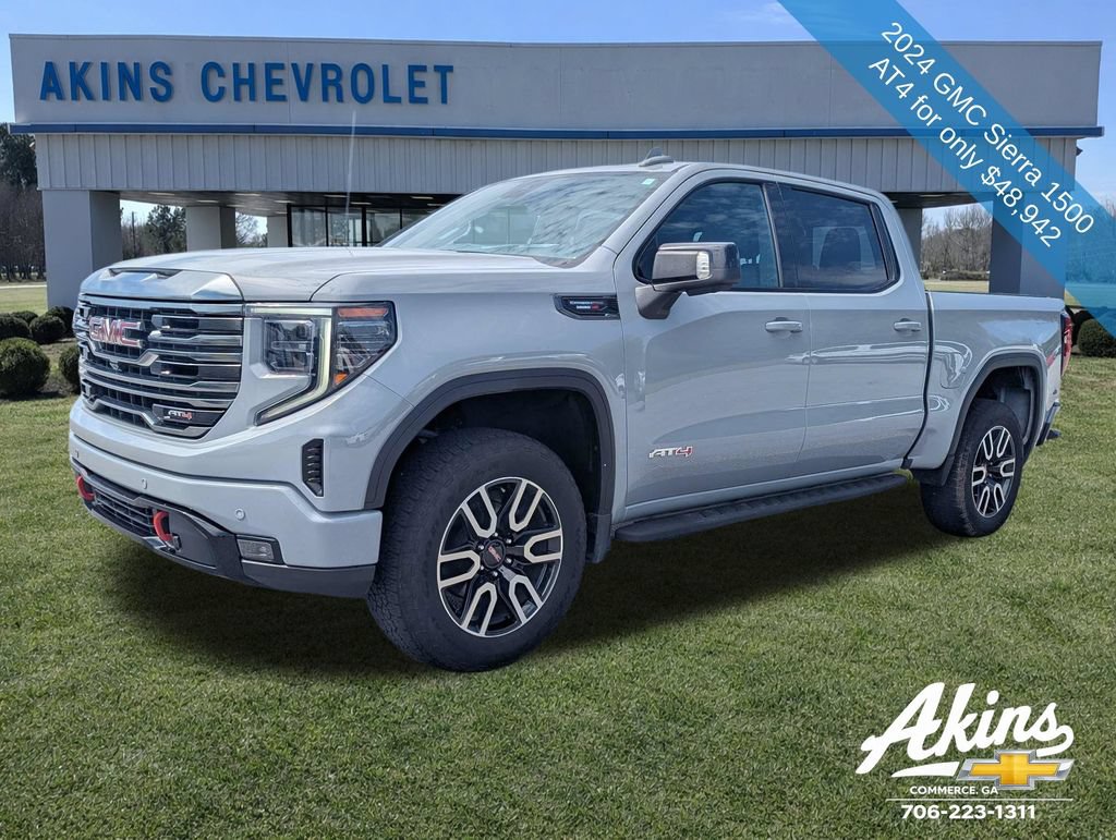 Certified 2024 GMC Sierra 1500 AT4 w/ Technology Package AWD/4WD image 8