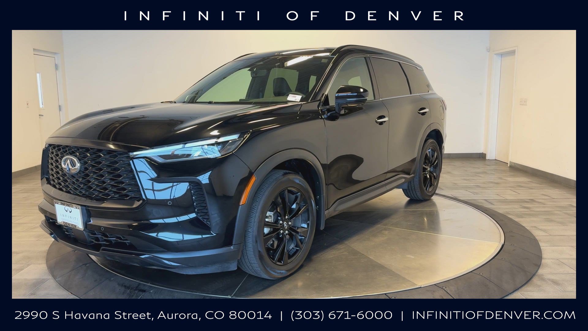 Certified 2025 INFINITI QX60 Luxe w/ Black Edition image 1