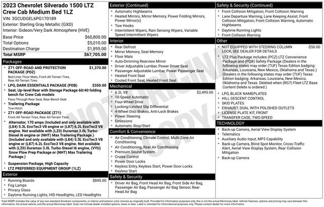 Used 2023 Chevrolet Silverado 1500 LTZ image 5