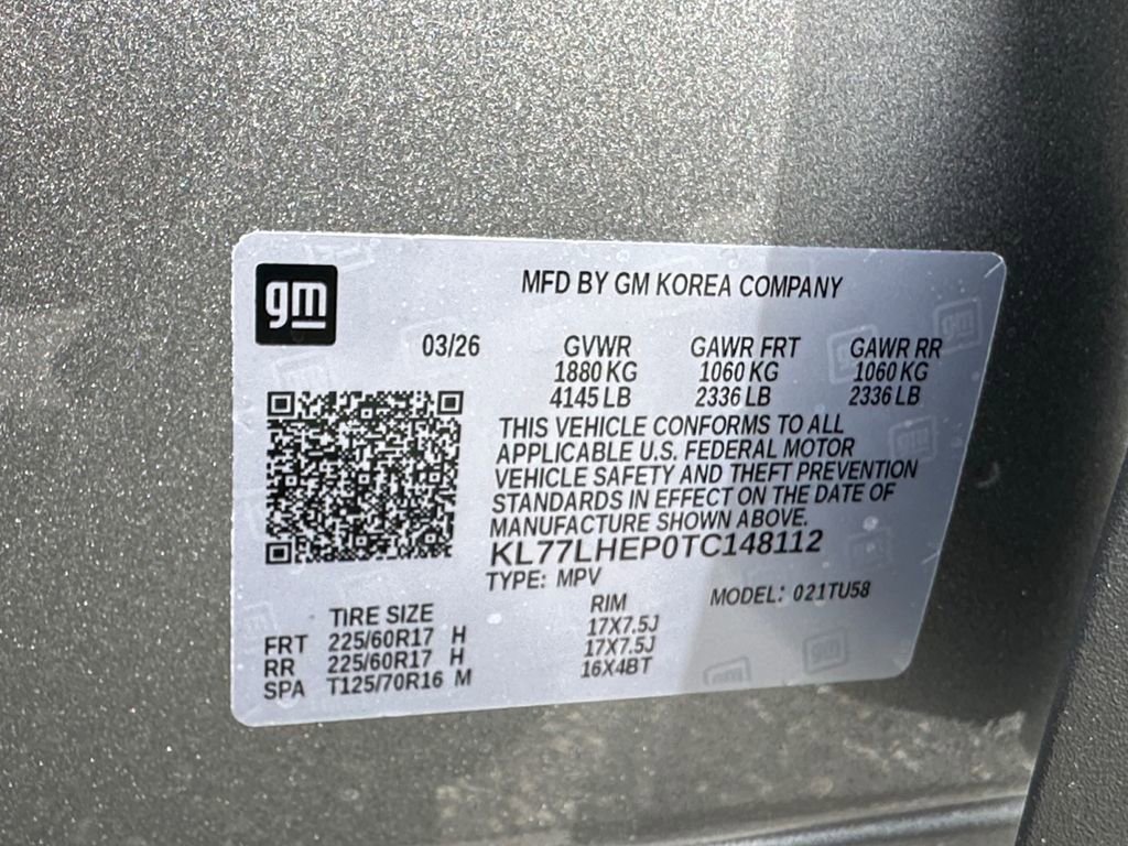 New 2026 Chevrolet Trax LT w/ Midnight Edition FWD image 16