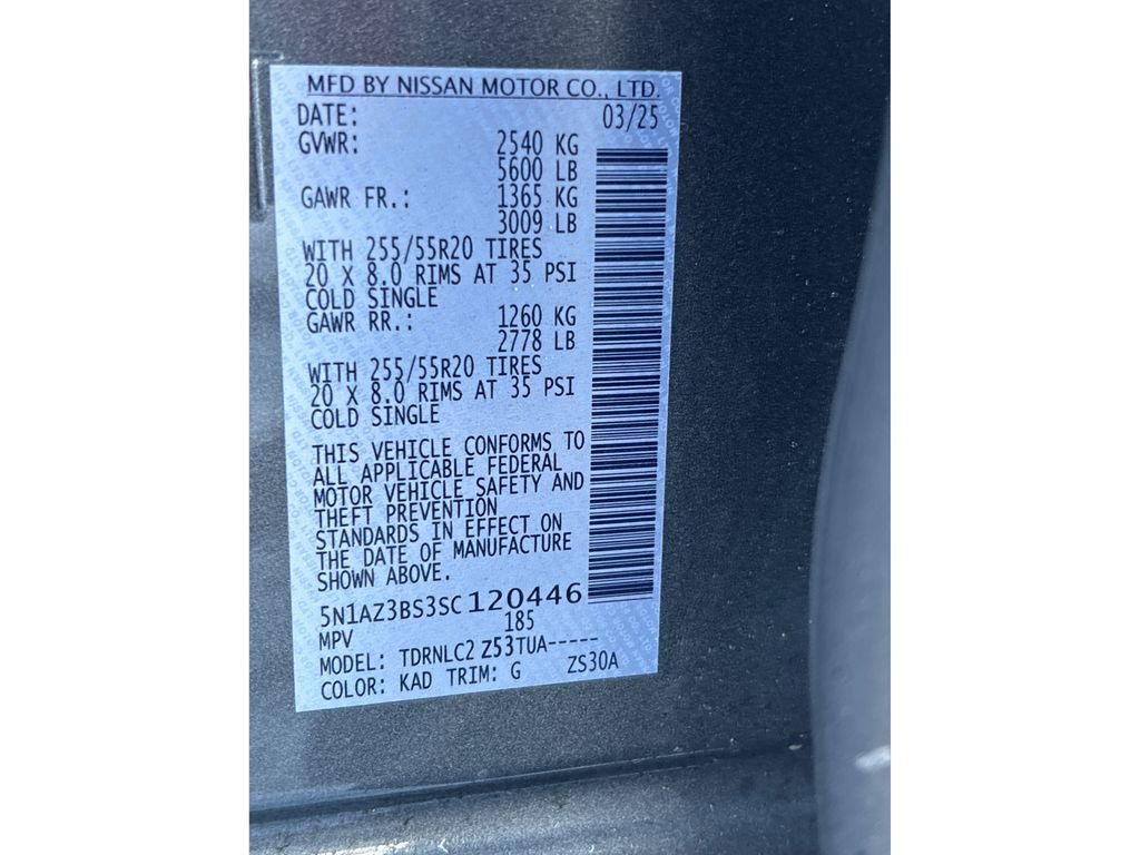 New 2026 Nissan Murano SL image 18