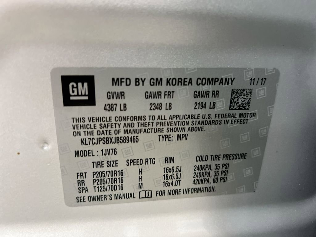 Used 2018 Chevrolet Trax LT w/ LT Convenience Package image 27