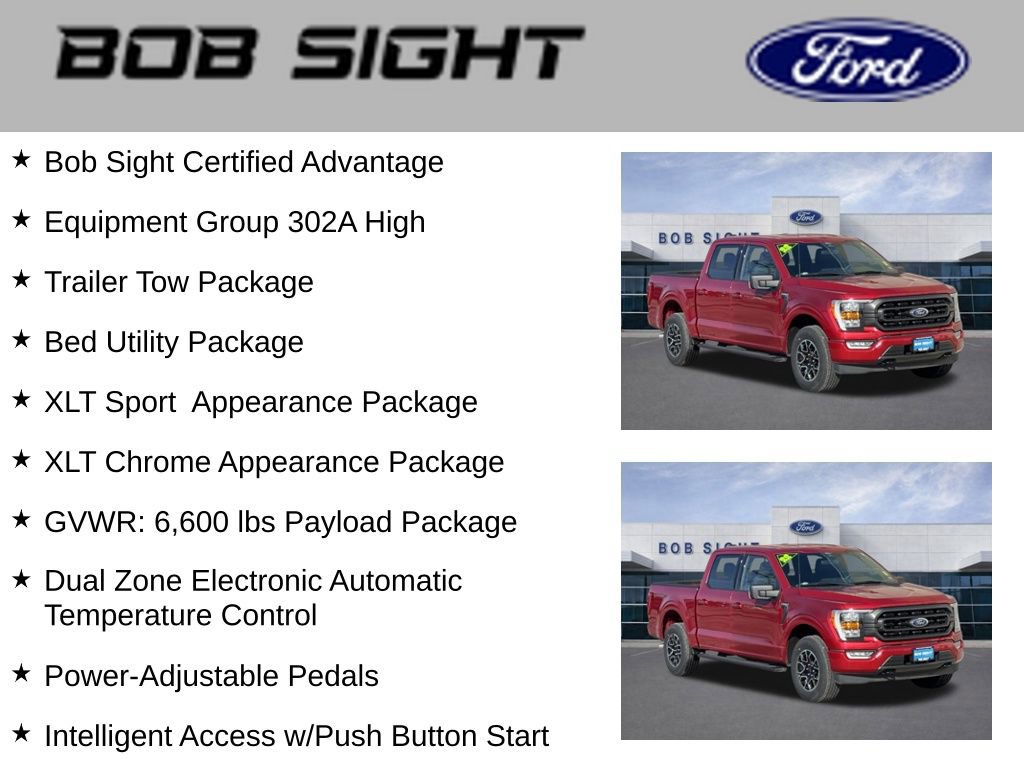 Used 2022 Ford F150 XLT w/ Equipment Group 302A High image 3