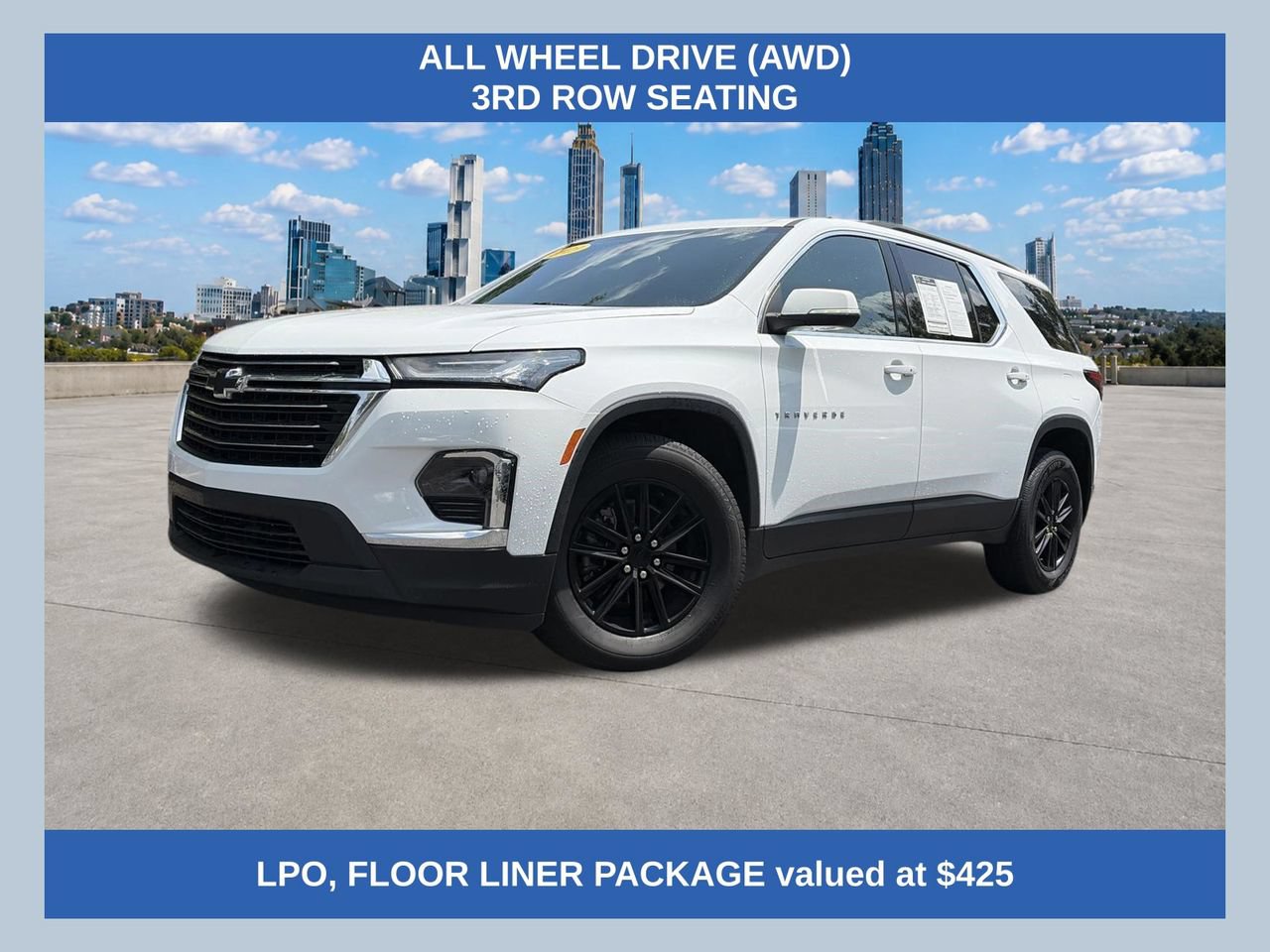Used 2023 Chevrolet Traverse LT w/ LPO, Floor Liner Package