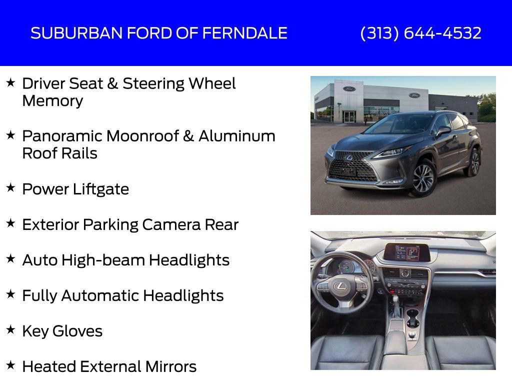 Used 2022 Lexus RX 450h AWD w/ Premium Package image 12