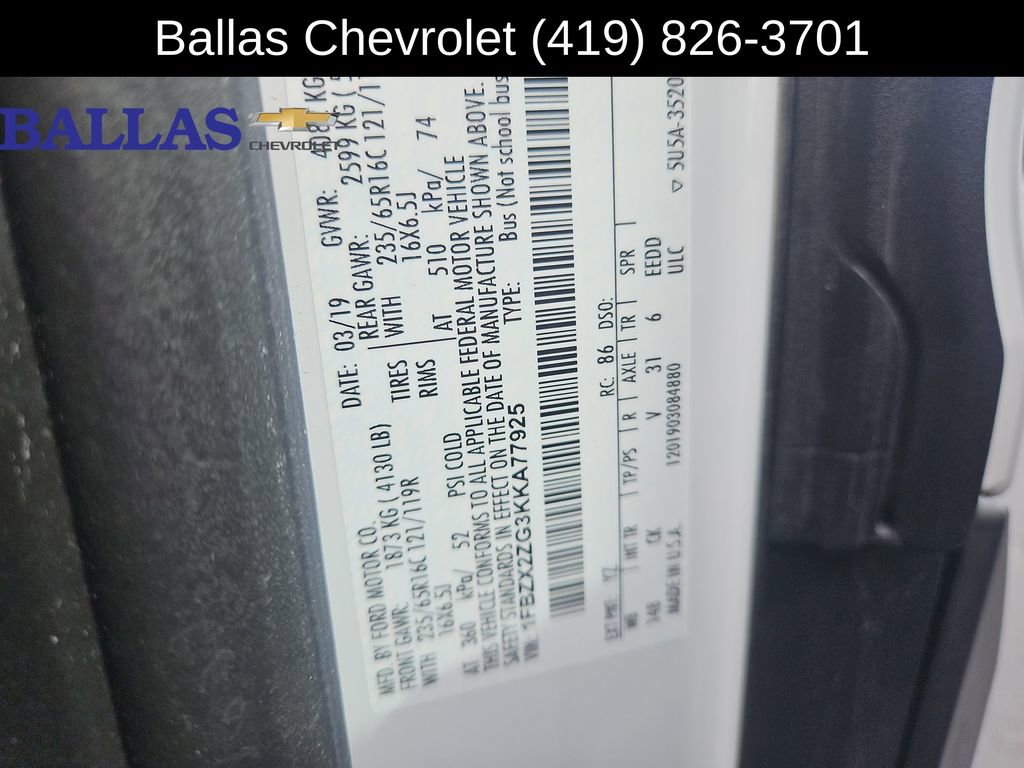Used 2019 Ford Transit 350 XLT RWD image 32