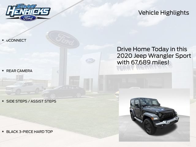 Used 2020 Jeep Wrangler Sport AWD/4WD image 4