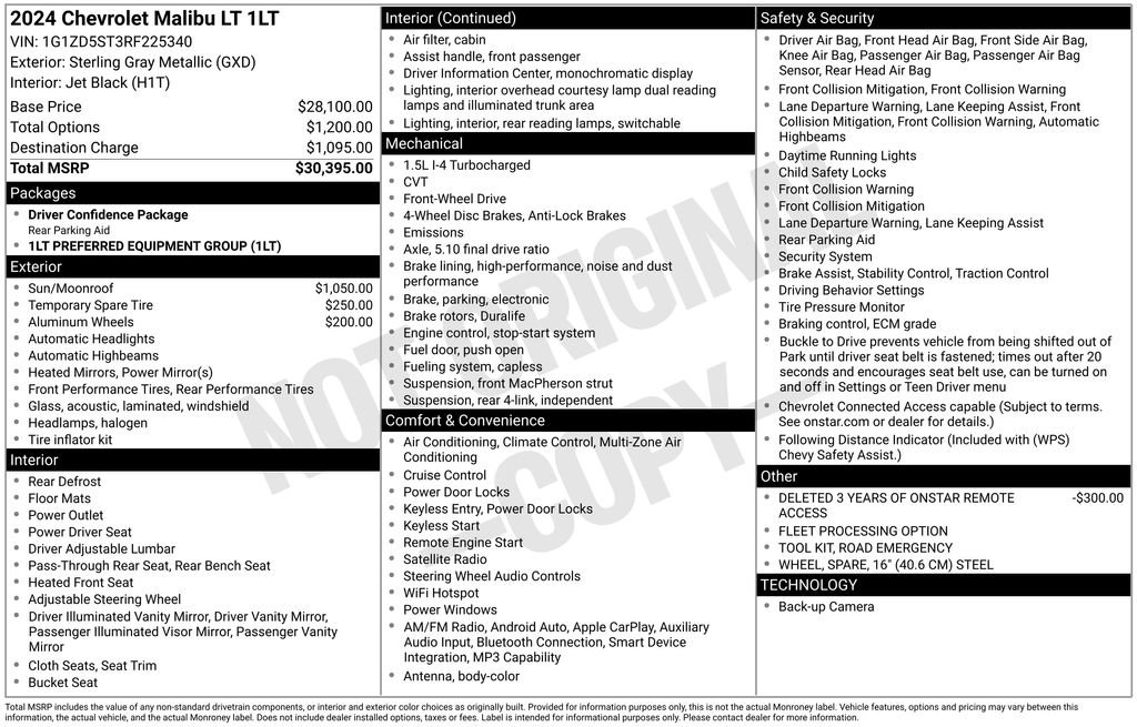 Used 2024 Chevrolet Malibu LT image 8