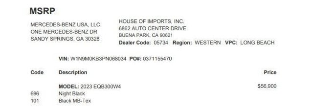 Certified 2023 Mercedes-Benz EQB 300 4MATIC image 4