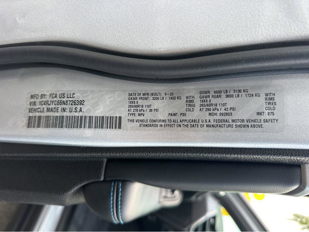 Used 2022 Jeep Grand Cherokee Trailhawk w/ Advanced Protech Group II image 51